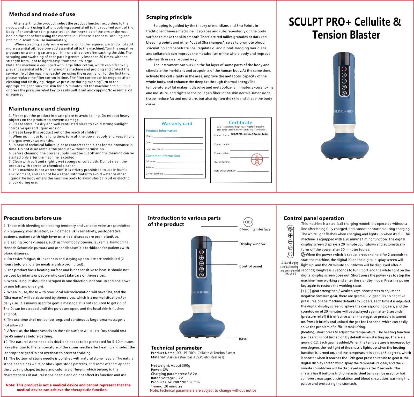 Sculpt PRO + Cellulite & Tension Blaster